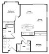 St Thomas Floor Plan at Tera Apartments Kirkland, WA St Thomas Floor Plan at Tera Apartments Kirkland, WA